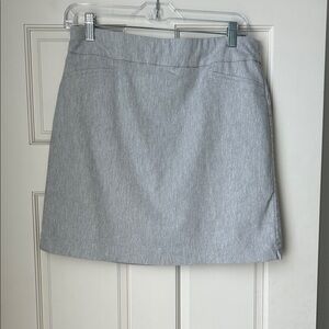 Croft & Barrow Light Gray Mini Skirt